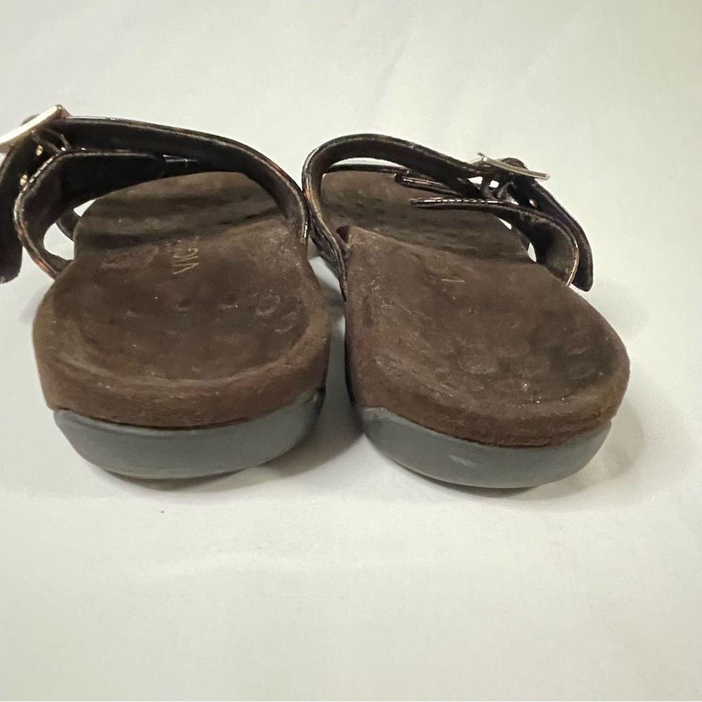 Vionic Skylar Tortoise Shell Strappy Slides Women… - image 6